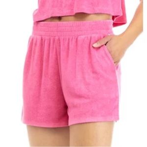 NWOT Terry Junior Shorts Large